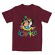thumbnail image 1 of Camiseta de algodón para hombre y mujer, camisa con estampado de dibujos animados, mono, cuello redondo, manga corta de gran tamaño, 1 of 7