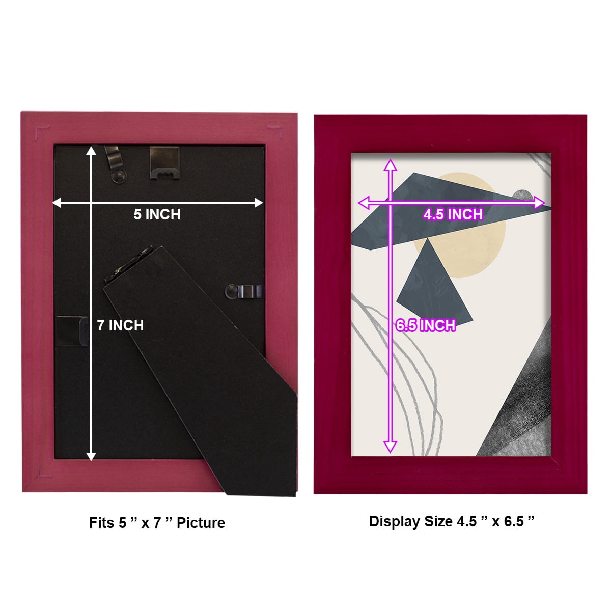 Diamond Slate IV - Framed Print w/glass - Cherry Red