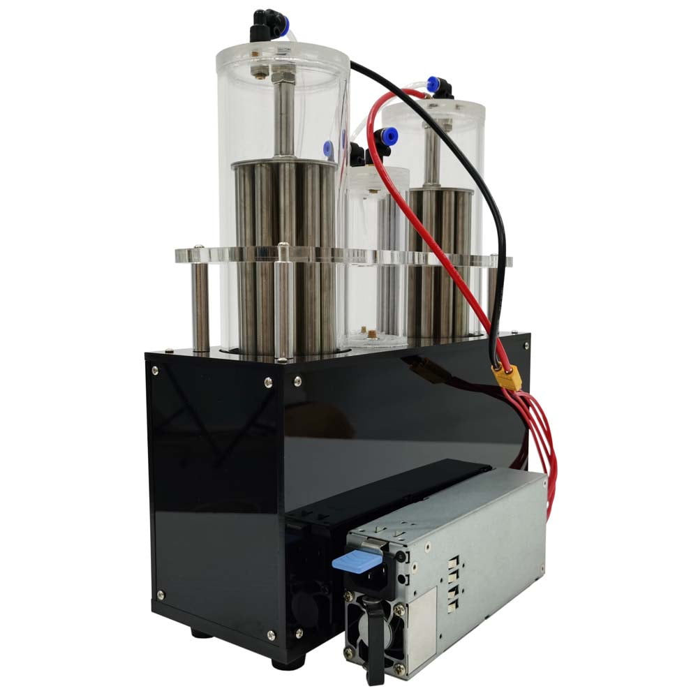 Hydrogen-Oxygen Separation Electrolysis Machine Double Outlet Electrolysis Machine for Laboratory Use 12V