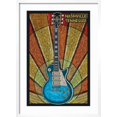 thumbnail image 2 of Art.com Nashville, Tennessee - Guitar Mosaic Art Print by Lantern Press, White Frame Wall Art, 21" x 29", 2 of 5