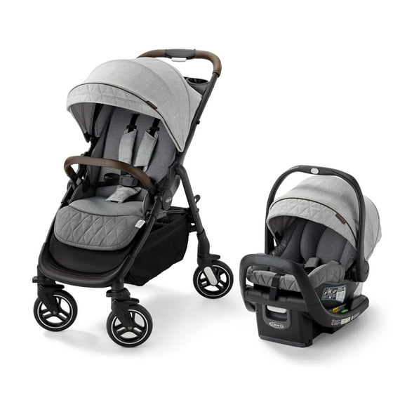 Sistema de viaje Graco Premier Merge, combo de asiento para automóvil para cochecito, incluye asiento para automóvil infantil SnugRide SnugFit 35 LX, Midtown