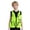 Fluorescent Green, variant on Boys Girls Outdoor Activities Vest Sleeveless Fishing Cargo Jacket With Multi Pockets Fluorescent Green M