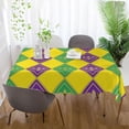 thumbnail image 6 of Mardi Gras Print Tablecloth Rectangle Colorful Table Cloth Large Square Table Cover for Dining Kitchen Party 60"x108" Decor Gift, 6 of 7