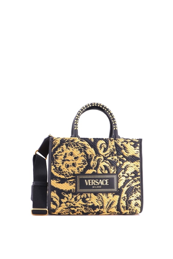Pre-Owned Athena Tote Barocco Raffia Small By Rebag