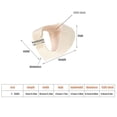 thumbnail image 3 of Vogacara 2 piezas de fundas para pies para hombres y mujeres, protectores de talón reutilizables y transpirables, almohadillas portátiles para caminar, Type7 NO7 Vogacara CE001396-02, 3 of 6