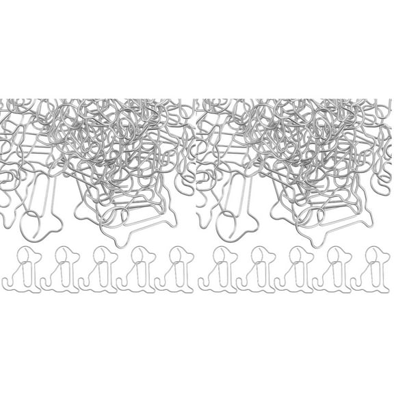 100 pcs Paper Clips Metal Paper Clips File Document Paper Clips Office Small Paperclips