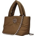 thumbnail image 2 of Tory Burch Britten Nylon Puffy Mini Tote (Coffee), 2 of 3