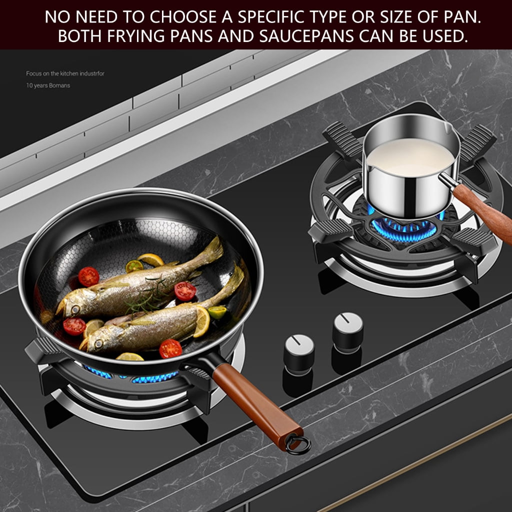 Jesscasday Gas Cooker Wok Support Wok Holder Cast Iron Anti Slip Accessory Range Part Support Gas Stove Stove Accessories