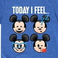 thumbnail image 3 of Disney Emoji - Today I Feel - Toddler And Youth Short Sleeve Graphic T-Shirt, 3 of 5
