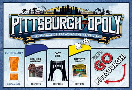 Late for the Sky Pittsburg-Opoly Board Game