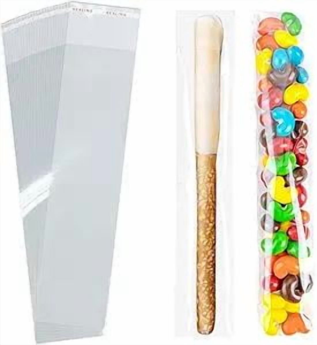Sacs Cellophane Auto-adhésifs 10x15 Cm - Lot De 300, OPP Alimentaire Transparent - 8