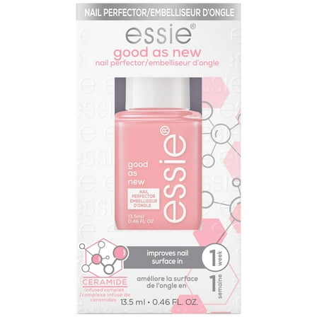 essie Nail Care, Ceramide-Infused Nail Treatment, Vegan, Good As New Nail Concealer & Perfector, 0.46 Fl Oz
