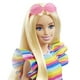 thumbnail image 3 of Barbie Doll, Kids Toys and Gifts, Blonde with Braces and Rainbow Dress, Fashionistas, Clothes and Accessories Barbie -, 3 of 3