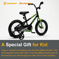 thumbnail image 5 of Royalbaby Rocket Kids' 12-Inch BMX Style Training Wheel Bike, Black, 5 of 12