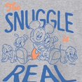 thumbnail image 3 of Disney - Mickey Mouse - The Snuggle Is Real - Men's Long Sleeve T-Shirt, 3 of 5