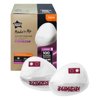 Tommee Tippee Made for Me Super Absobent Disposable Breast Pads, Large (100 Count) | Soft, Leak-Free, Contoured Shape, Adhesive Patch