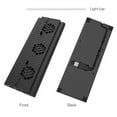 Game Console Temperature Control Fan Vertical Bracket Triple USB Port
