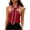 Red, variant on Women's Off Shoulder Shirt Tops Halter Neck Collar Sleeveless Casual Party Vacation Beach Holiday Travel Fashion Top, Yellow XL