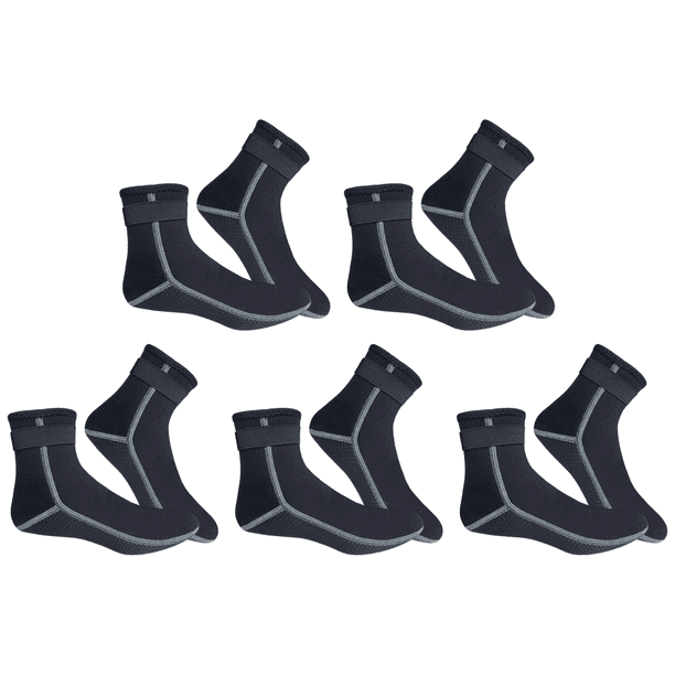 Calcetines Neopreno 3 Mm Traje Calzado Botas Buceo Térmicas para Hombres Mujeres (S)