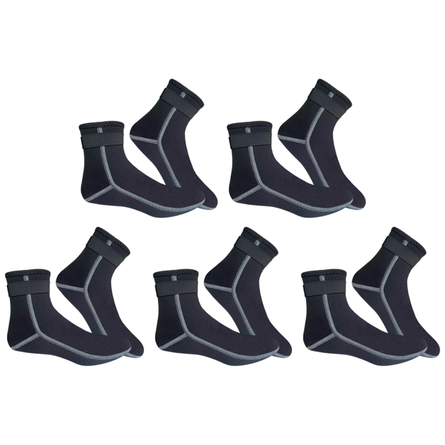 Calcetines Neopreno 3 Mm Traje Calzado Botas Buceo Térmicas para Hombres Mujeres (S)