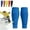Blue, variant on Kids, Teens & Adults Skiing Shin Guards - Impact-Resistant, Breathable Elastic with Sock Design, Leg Protection for Skiing & Snowboarding
