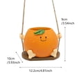 thumbnail image 2 of Resin Orange Swing Planter Hanging Succulent Rack For Home Garden Decoration, 2 of 6