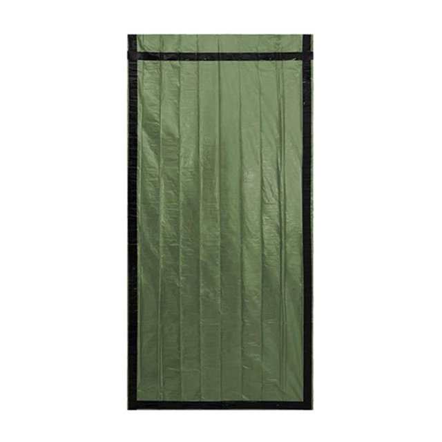 Manta de emergencia Saco de dormir térmico impermeable Bivy Saco (A) Verde militar Verde Ndcxsfigh Para Estrenar