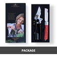 thumbnail image 6 of VANNECT Bypass Steel Pruning Shears, Professional Sharp Hedge & Garden Shears, Tree Trimmer, Garden Plant Clippers, Hand Pruners, Secateurs for Gardening, One-Hand Safety Lock, Grafting Knife Included, 6 of 7