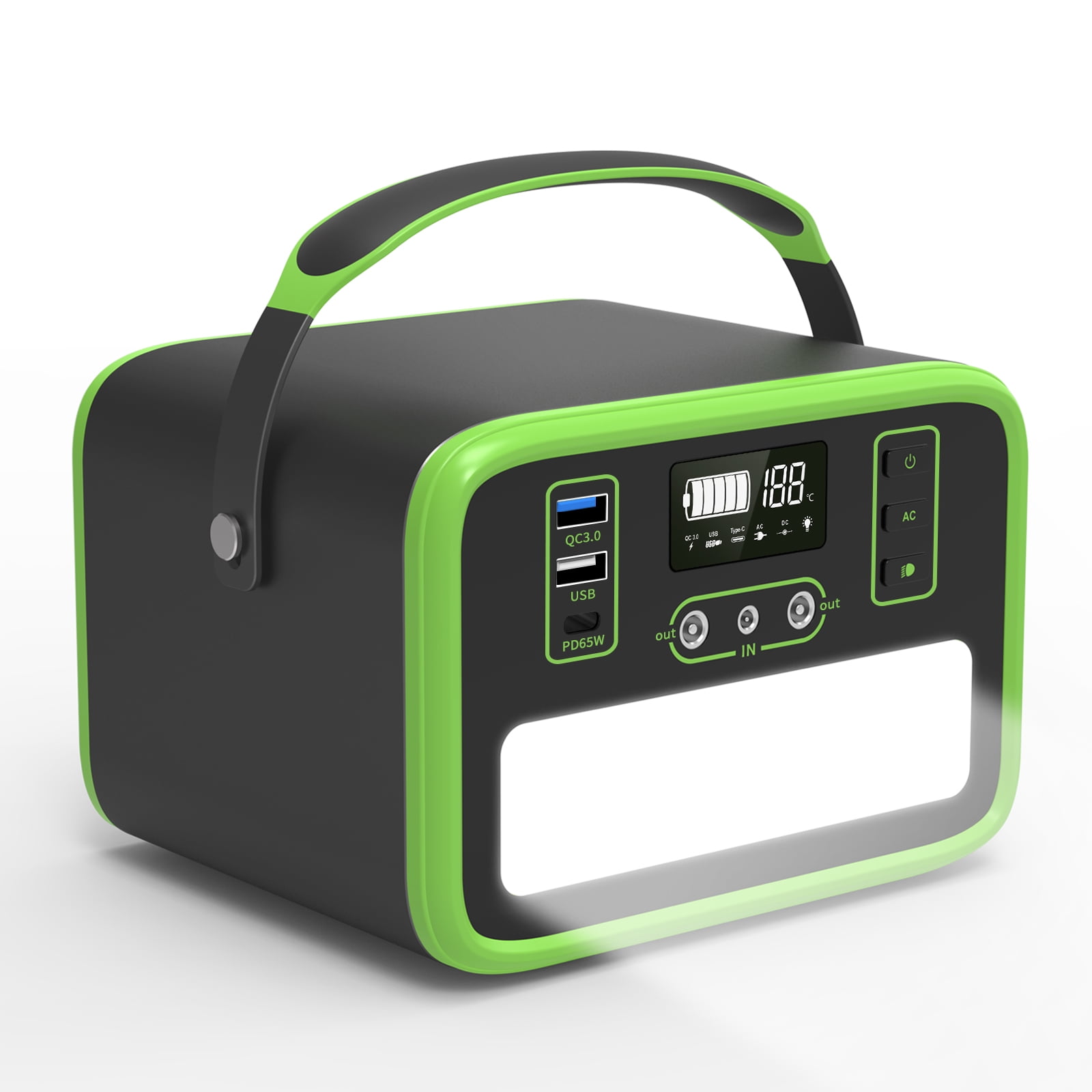 EXCITED WORK 299.5Wh Portable Power Station, 350W, Backup