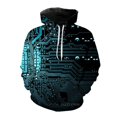 thumbnail image 3 of Sudadera con capucha con estampado 3D de chip electrónico creativo para hombre, ropa de calle informal de estilo Harajuku y hip hop, para primavera y otoño, 3 of 5