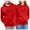 Red, variant on Valentine's Day Unisex Matching Hoodies for Couples Heart Print Hooded Sweatshirt Long Sleeve Pullover Tops Loose Casual Womens Hoodies Oversized