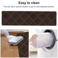 thumbnail image 4 of harmtty Stair Mat Self-adhesive Washable Non-slip Leaf Embossed Stair Step Floor Mat for Home,C Coffee, 4 of 8