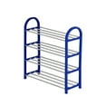 thumbnail image 2 of WRXMIJNHGSA Rack Under $15 Sturdy Shoe Rack Multi Functional Shoe Rack Storage Organizer With 4 Tiers Of Metal Shelves Fits Bedroom Closet Entry And Dorm Room Keeps Shoes Neatly Arranged, 2 of 9