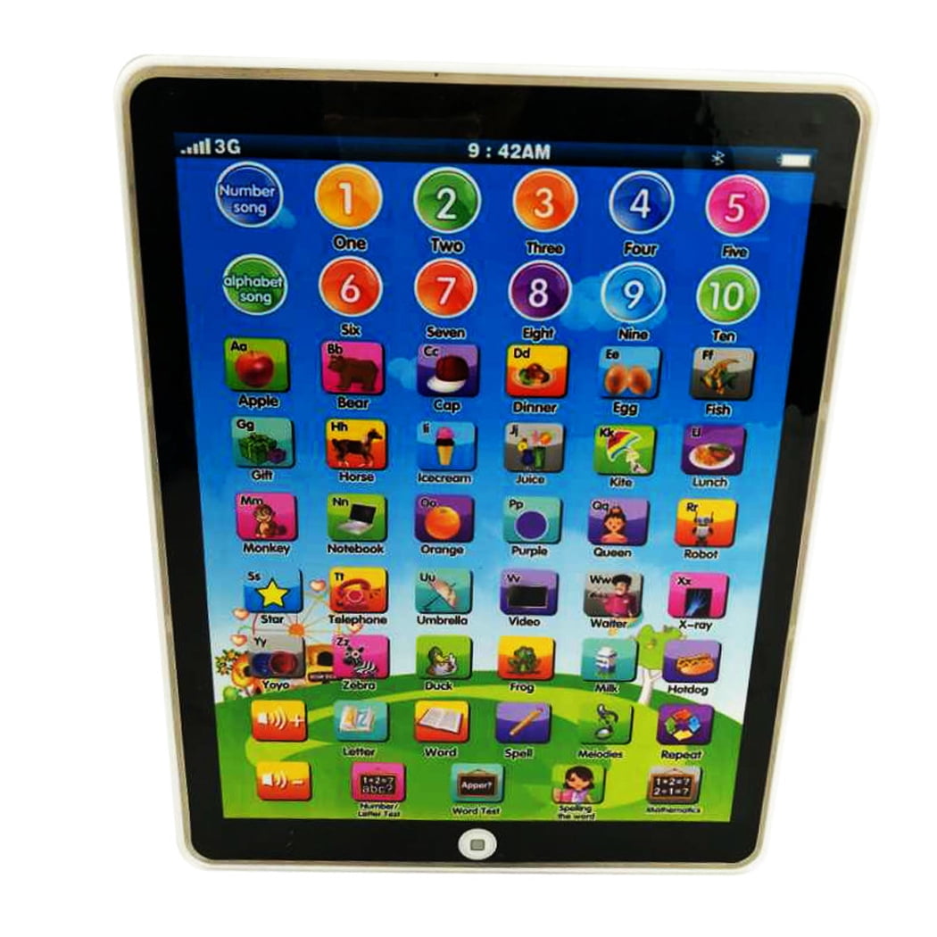 Educational Tablet Toy Girl For Older Than 18 Months Toddler Learning English 