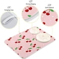 thumbnail image 4 of GZHJMY Cute Fruit (2) Dish Drying Mat for Kitchen Counter,Super Quick Absorbent Composite Sponge Dish Drying Pad,Heat Resistant Non-Slip Rack Tableware Mat (16x18Inch)for Dishes Coffee Machine Dish, 4 of 7