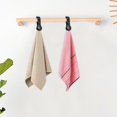 thumbnail image 4 of shiyou-2Pcs Leather Towel Clips Magnetic Bath Towel Clips Kitchen Towel Clips Hand Towel Clips for Towel Rods and Racks, Kitchen and Bathroom Accessory (Black, 2 Pack), 4 of 4