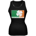thumbnail image 1 of St. Patricks Day - Major League Redhead Black Juniors Soft Tank Top, 1 of 1