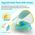 thumbnail image 2 of Flotador de natación para bebé con toldo para el sol, inflable, accesorios de piscina para niños, Círculo de baño de verano, 2 of 5