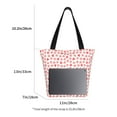 thumbnail image 3 of Rocae Hearts for Shoulder Bags for Women Tote Bag for Women with Zipper Closure, 3 of 6