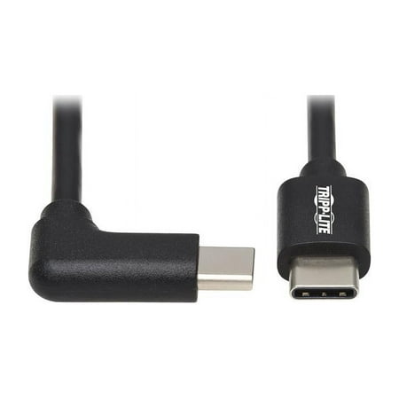 UPC: 0037332263650 | USB-C Cable (M/M) – USB 2.0 Thunderbolt 3 60W PD Charging Right-Angle Plug Black 1 m (3.3 ft.)
