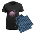 thumbnail image 5 of CafePress - Women's Dark Pajamas - Women's Short Sleeve Print T-Shirt and Pants Dark Cotton Pajama Set, 5 of 7