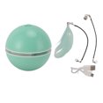 thumbnail image 2 of Boule de Jouets de Chat, 360 Degrés Rotation Jouets Interactifs de Chat Boule avec Plume et Cloche USB Rechargeable Électrique Roulement Boule Jouet Chat Smart Automatique Teaser pour les Chats, 2 of 8