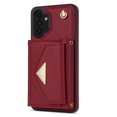 thumbnail image 2 of Nalacover Case for Samsung Galaxy A13 4G, Crossbody Wallet Case with Card Slots Holder, PU Leather Lanyard Shoulder Strap Purse Cover with Kickstand Shockproof Case, Red, 2 of 8