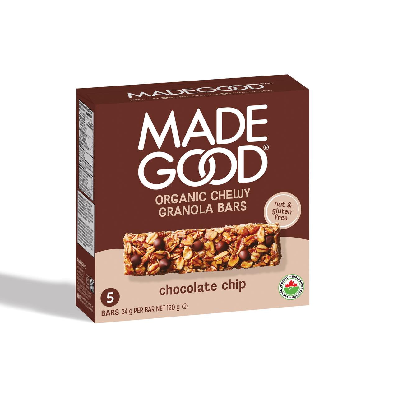 MadeGood Chocolate Chip Granola Bars 5 bars