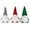 Red+Green+Gray, variant on Christmas Gnomes Decorations with LED Light, 3 Pack Handmade Swedish Tomte Gnomes, Lighted Scandinavian Santa Elf Plush Table Ornaments, Xmas Holiday Winter Party Home Decor Gift