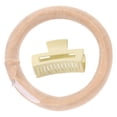 thumbnail image 3 of Diadema con varilla para rizar sin calor para mujer, herramienta para peinar el cabello con pinzas para el cabello, bricolaje, sin daños, sin calor, , Nuevo Beige Redondo, 3 of 8