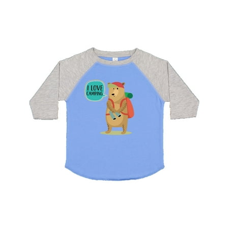 

Inktastic I Love Camping Summer Camp Gift Toddler Boy or Toddler Girl T-Shirt