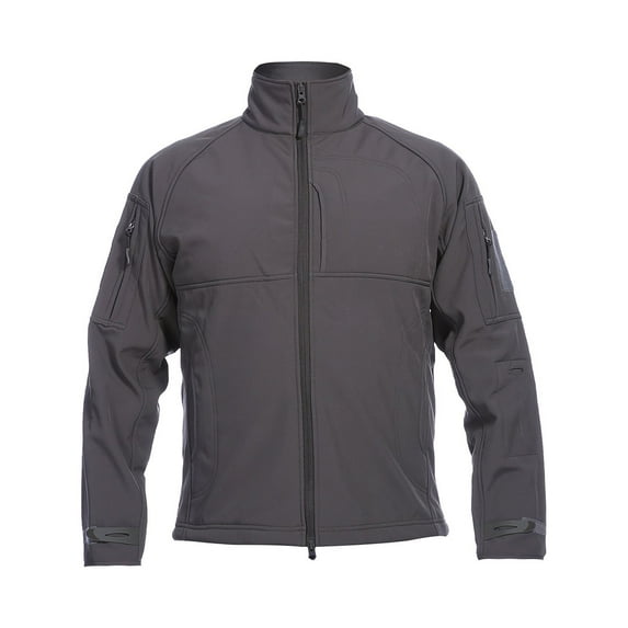 IROINNID Men's Storm Jacket Long Sleeve Solid Color Comfy Warm Fleece Waterproof Soft Outdoor Jacket
