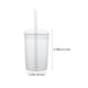 thumbnail image 2 of Vaso de vidrio con pajita Vaso de vidrio de gran capacidad Vaso para bebidas para el hogar Vaso de vidrio para beber, 2 of 5