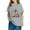 Gray, variant on Aloohaidyvio Easter Cross Shirt Minimalist Easter Cotton Tee for Girls, Small Cross Chest Print - Casual Spring Outfit 3 Years